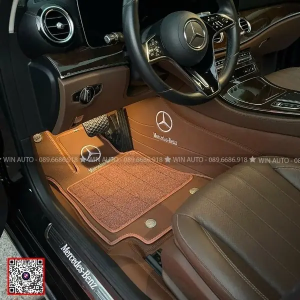 Thảm lót sàn 360 Fiber xe Mercedes E200-300